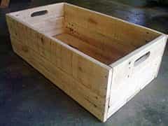 caixa pallet bin parede lisa