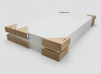 cantoneira abas de papelao