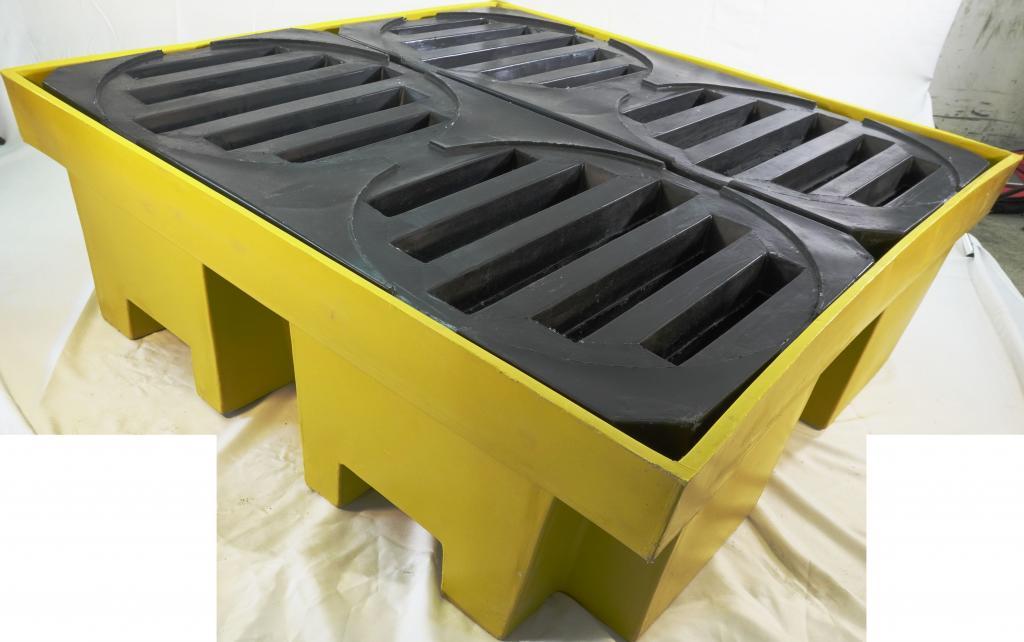 Pallet de contenção para 420 litros Pallet de contenção para 420 litros