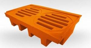 Pallet para contenção de produtos químicos Pallet para contenção de produtos químicos