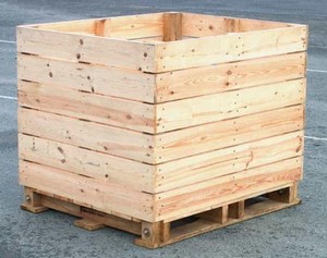 caixa bin madeira