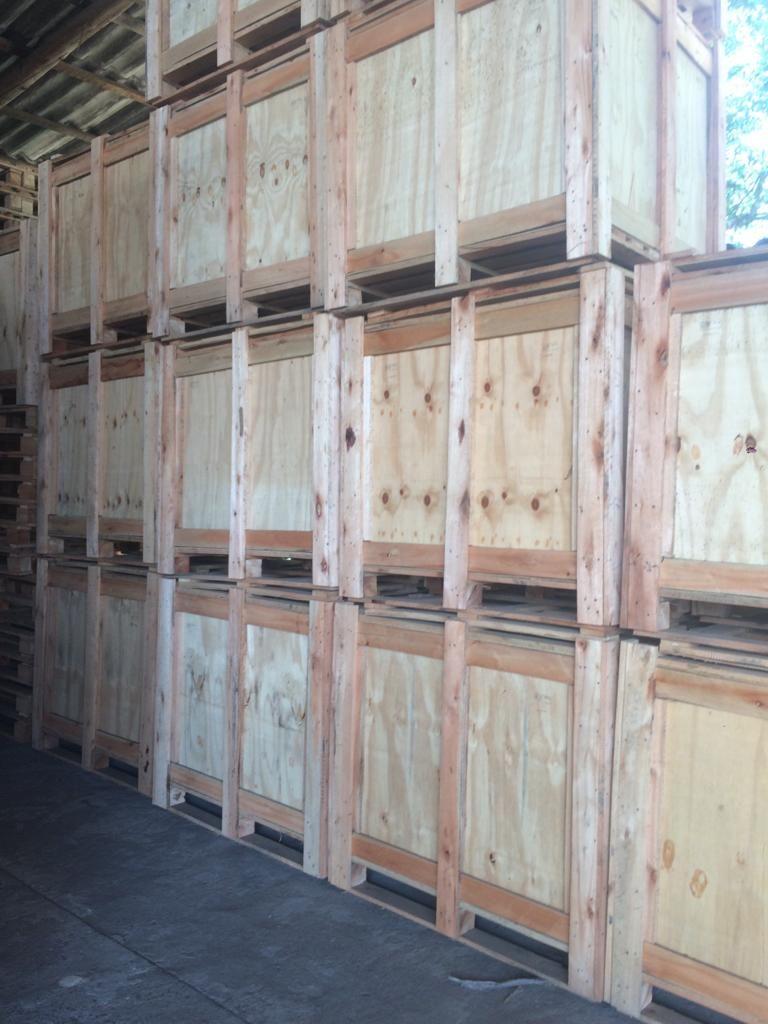 caixas de madeira para exportação